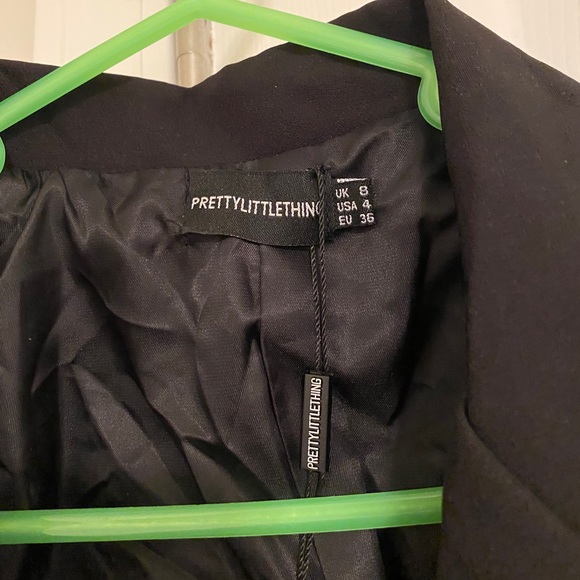 Black double breasted women blazer - Picture 5 of 5